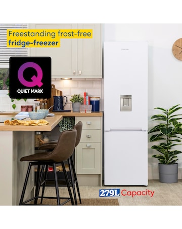 Russell Hobbs RH180FFFF551E1WWD Frost Free Fridge Freezer with Water Dispenser