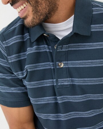 FatFace Harris Jacquard Stripe Polo