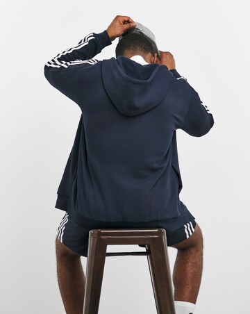 adidas 3-Stripes Fleece Full Zip Hoodie