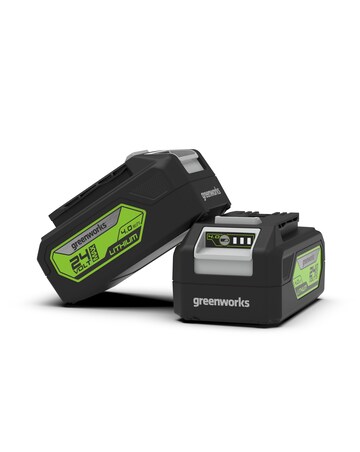 Greenworks 48V 36cm Cordless Brushless Lawnmower & 25cm Line Trimmer