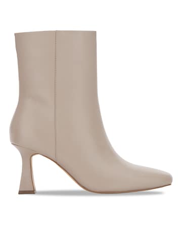 Square Toe Leather Boot Extra Wide EEE Fit