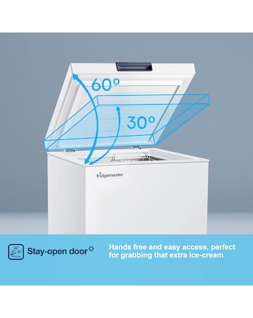 Fridgemaster MCF96E 96L Chest Freezer- E Rated 86CM