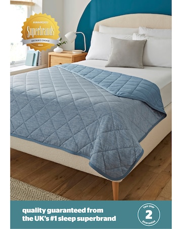 Silentnight Restore Cooling Lightweight Blanket Blue