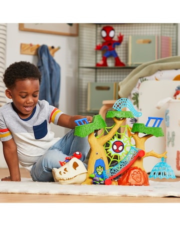 Spidey & His Amazing Friends Dino Webs Treehouse Playset