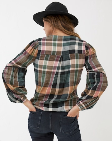 Fatface Lara Check Blouse