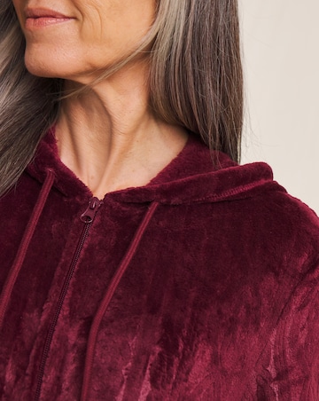 Pretty Secrets Zip Fleece Dressing Gown