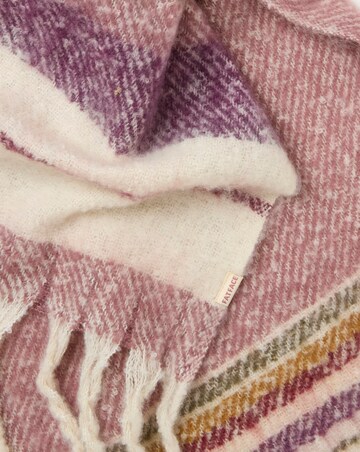 Fatface Stripe Boucle Scarf