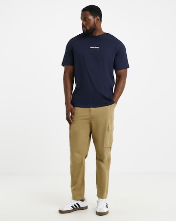 Jack & Jones Mine Crew Neck T-Shirt - Navy