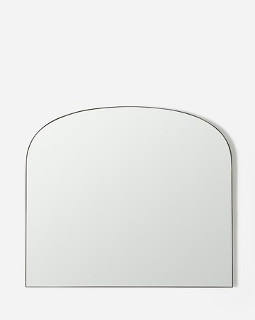 Black Arch Over Mantel Mirror