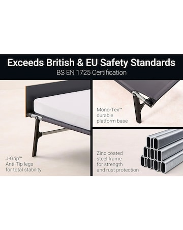 Jay-Be Rollaway Folding Bed with Memory Mattress - Single