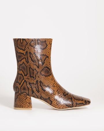 Block Heel Boot - Extra Wide Fit (EEE)