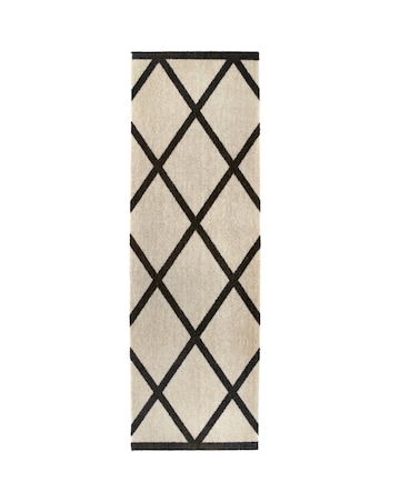 My Mat Border Geo Washable Runner