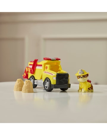 Paw Patrol Fire Rescue Vehicle Rubble with Rescue Fire Dump Truck