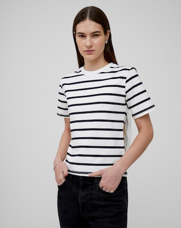 French Connection Rallie Cotton Stripe Tee