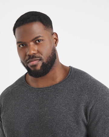 Jack & Jones Hill Knitted Jumper - Grey