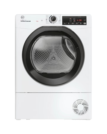 Hoover H-DRY 350 HRE C9TBE-80, 9kg, Condenser Tumble Dryer - White
