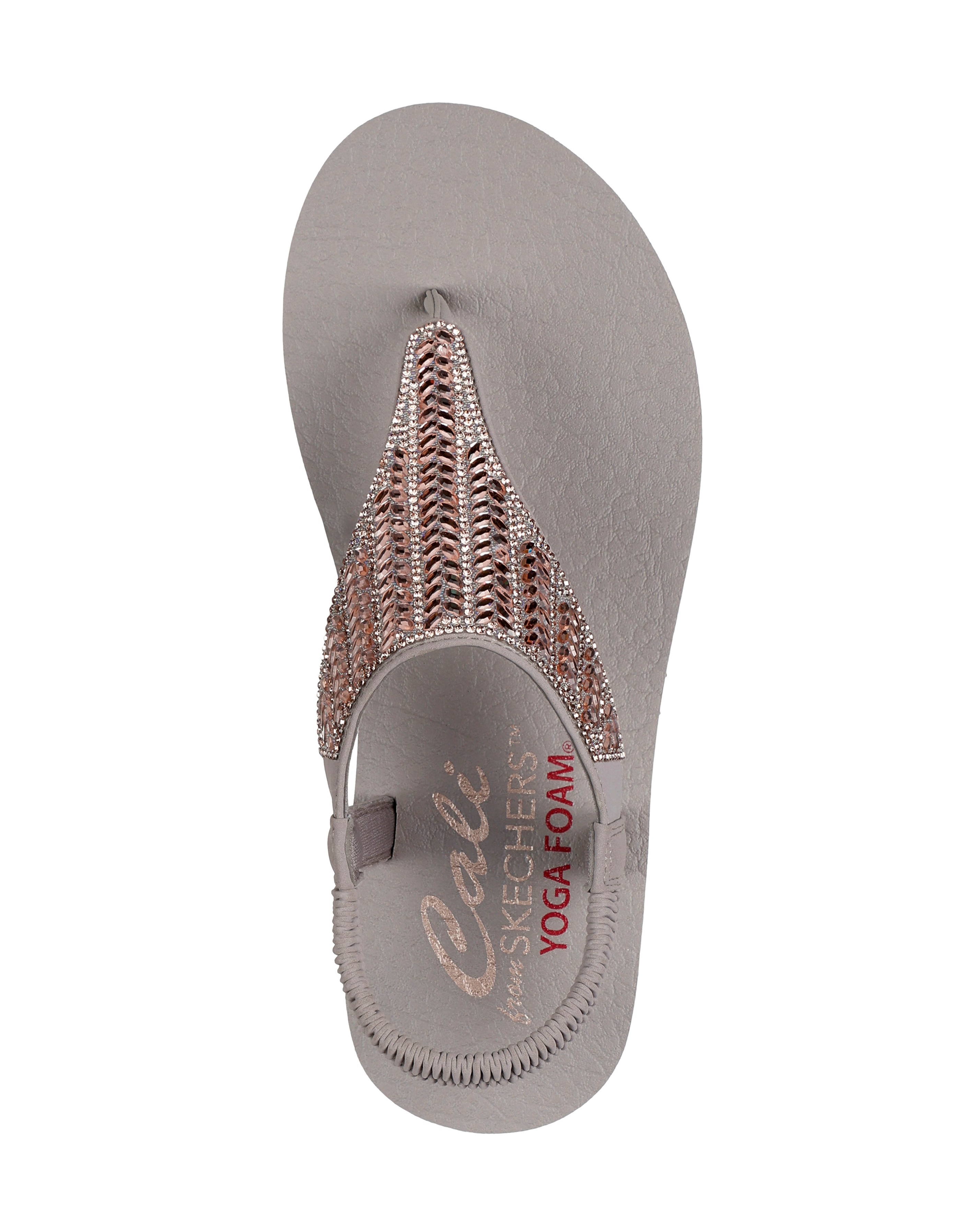 Meditation Skechers Rose Gold Flip Flops Skechers Meditation Rock