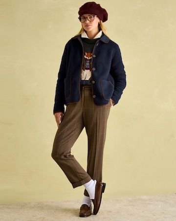 Joules Sadie Button up Borg Fleece Jacket