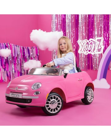 Xootz 6V Fiat 500 - Pink