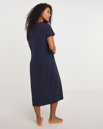 Pretty Secrets Cool Stretch Lace Midi Nightie