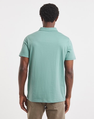 Jersey Polo Long Length-Blue