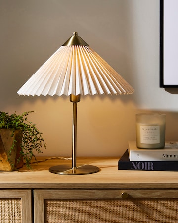 Pleated Table Lamp