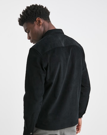 Cord Zip Through Overshirt
