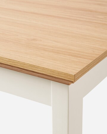 Julipa Ashford Table with 6 Ava Faux Leather Chairs