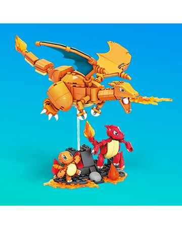 Mega Construx Pokemon Charmander Evolution Set