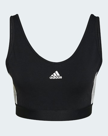 adidas 3 Stripe Crop Top