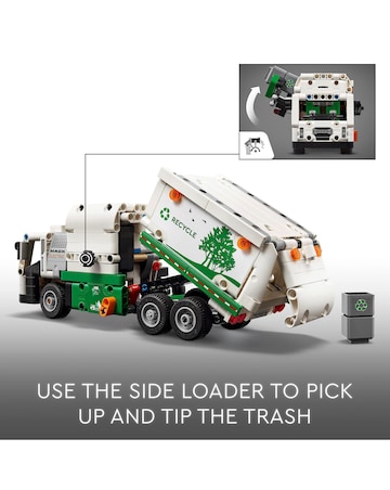 LEGO Technic Mack LR Electric Garbage Truck Toy Recycling Set 42167