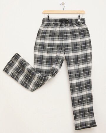 2 Pack Woven Check Pyjama Bottoms