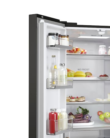 Haier HFR5719ENPB 70cm French Door Fridge Freezer - Black
