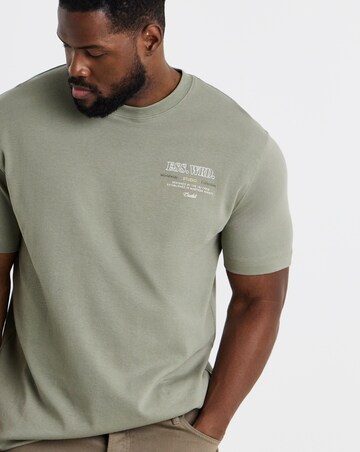 Jack & Jones Urban Edge Back Graphic T-Shirt - Green