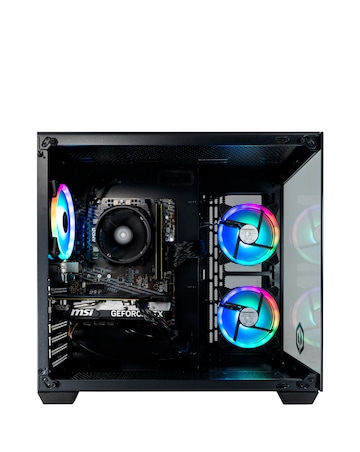 CyberPowerPC Ark AMD Ryzen 5 5500 RTX 5060 1TB SSD Gaming PC Bundle