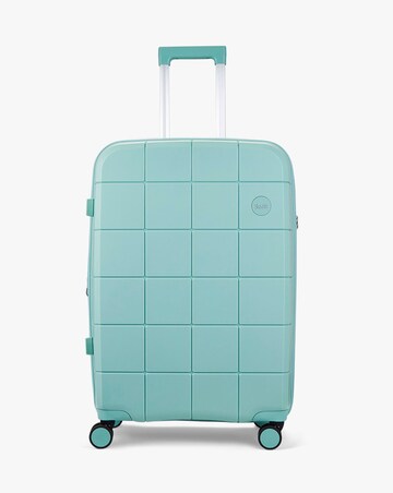 Rock Pixel Medium Suitcase - Pastel Green
