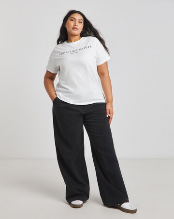 Tommy Hilfiger Corp Logo Crew Neck Short Sleeve T- Shirt