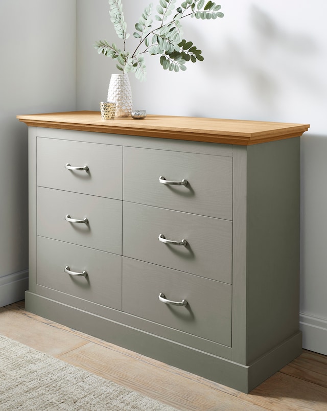Julipa Ashford 6 Drawer Wide Chest