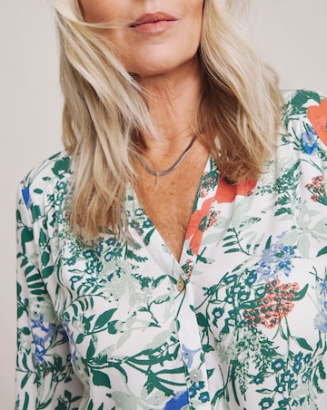 Julipa Button Down Printed Blouse