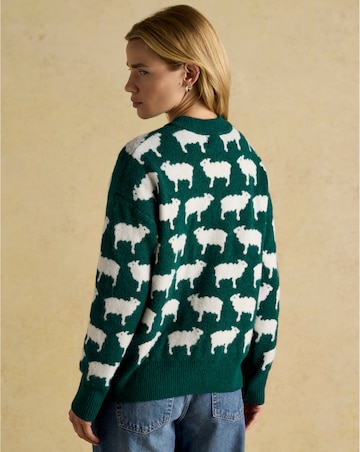 Joules Fleece Navidad Sheep Jumper