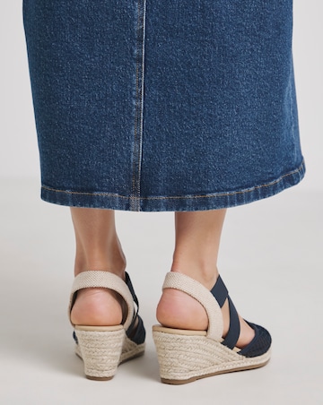 Appleton Wedged Closed Toe Espadrilles - Extra Wide Fit (EEE)