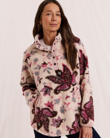 Julipa Printed Borg Sweatshirt