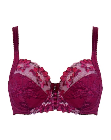 Pour Moi Sofia Full Cup Wired Bra Berry/Pink