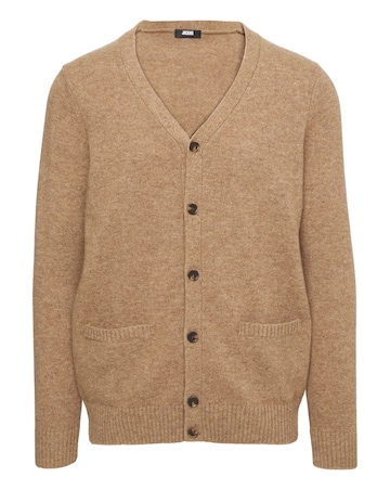 Neutral Lambswool Cardigan