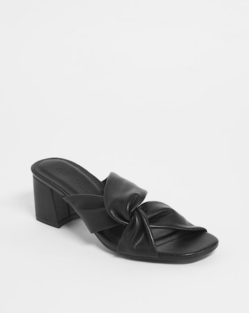 Joanna Hope Block Heel Twist Mule - Extra Wide Fit (EEE)