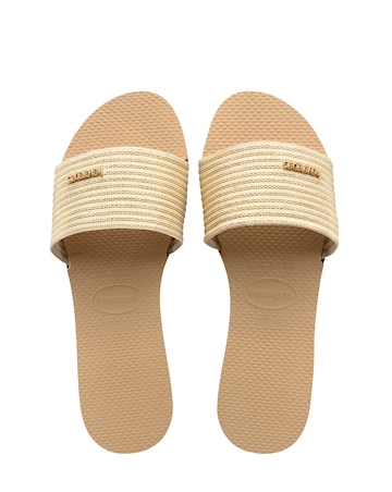 Havaianas Malta Metallic Slider Sandals