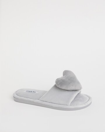 Loverly 3D Heart Slipper Wide Fit Simply Comfort