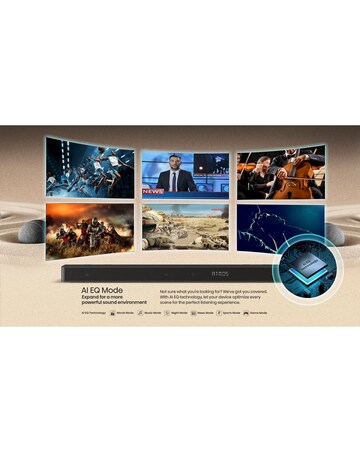 Hisense AX5100G 5.1ch 340W Soundbar with Wireless Subwoofer