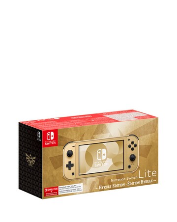 Nintendo Switch Lite Hyrule Edition & 12 Months Nintendo Switch 