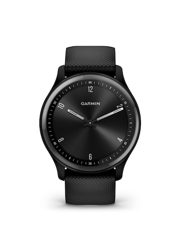 Garmin Vivomove Sport Smart Watch - Black with Silicone Band